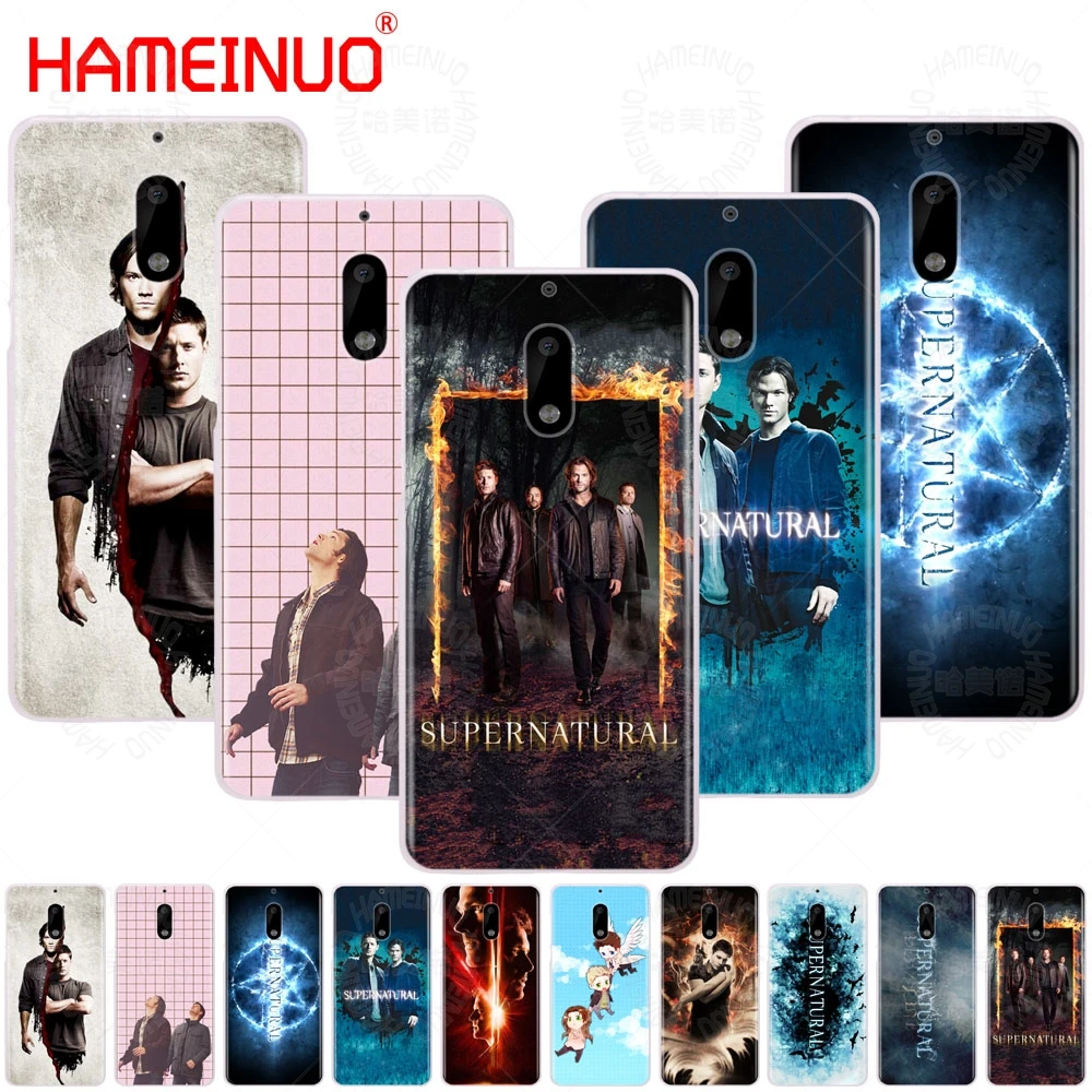 

HAMEINUO Supernatural Jensen Ackles Jared Padalecki cover phone case for Nokia 9 8 7 6 5 3 Lumia 630 640 640XL 2018