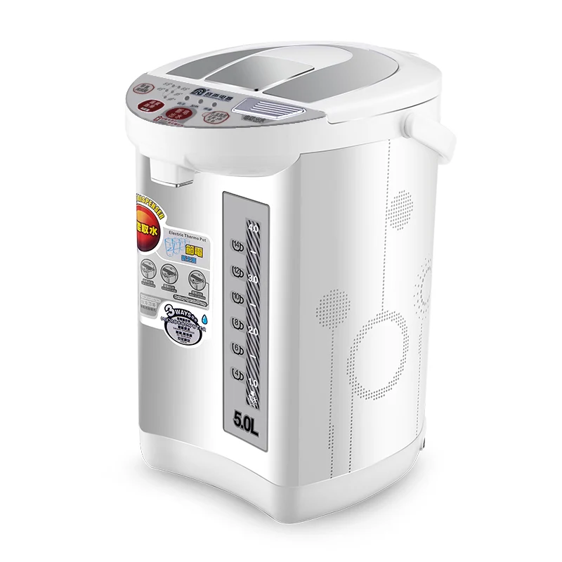 

Ronshen RS-7556C Water Bottle Heat Preservation Household Electric Kettle 304 Stainless Steel 5L Electric pressure thermos