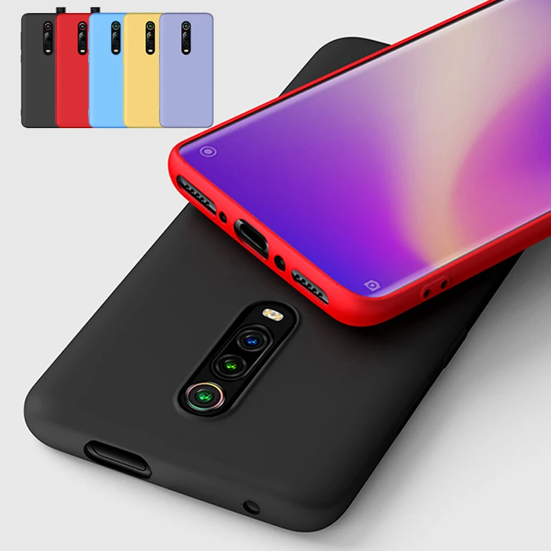 

Solid Candy Color Case For Xiaomi Redmi K20 K20Pro K 20 Xiomi K20 Pro Simple Fashion Cases Silicone TPU Soft Cover Coque Fundas