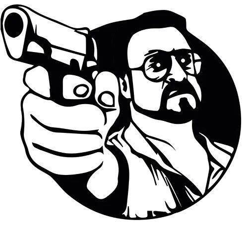 Виниловые наклейки для больших Lebowski Walter Sobchak Joel и itan Coen The Dude различных