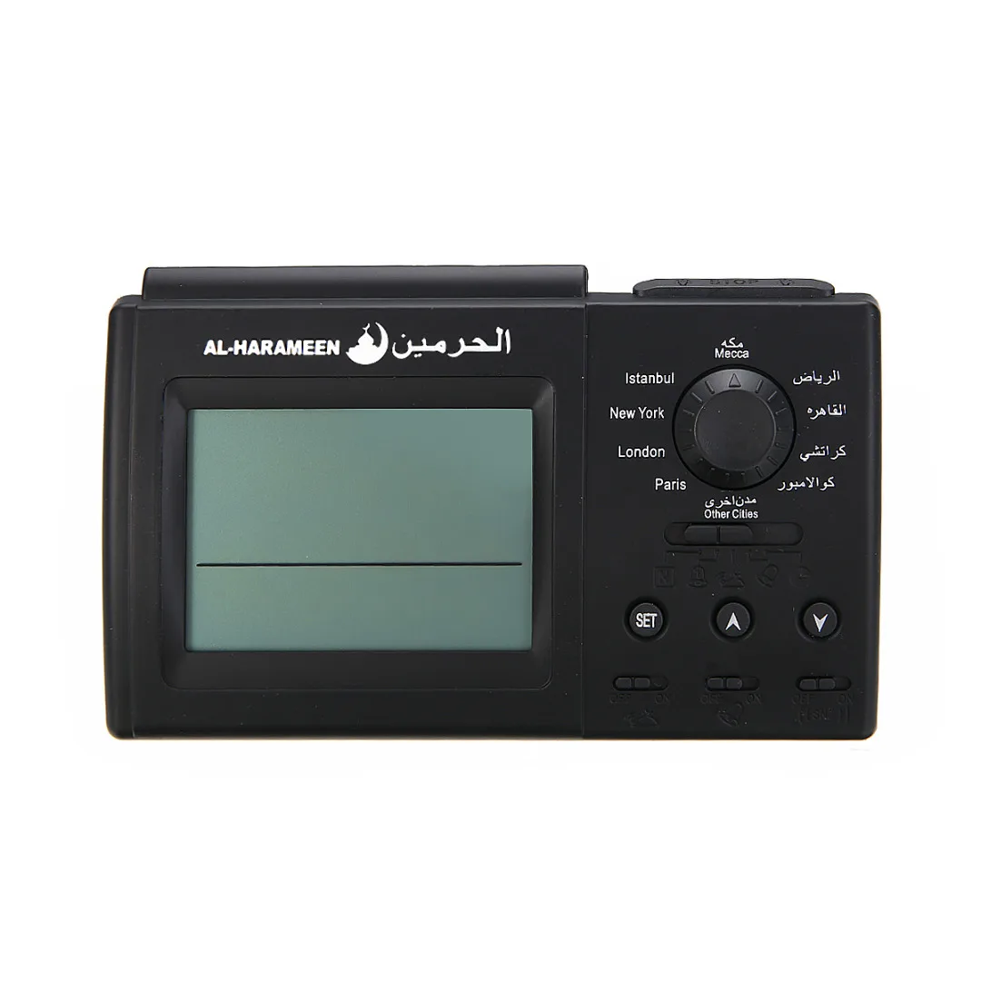 New Muslim Prayer Alarm Clock Automatic Digital Islamic Calendars Clock Azan Adhan Table Clock Home Church Decor Prayer Alarm
