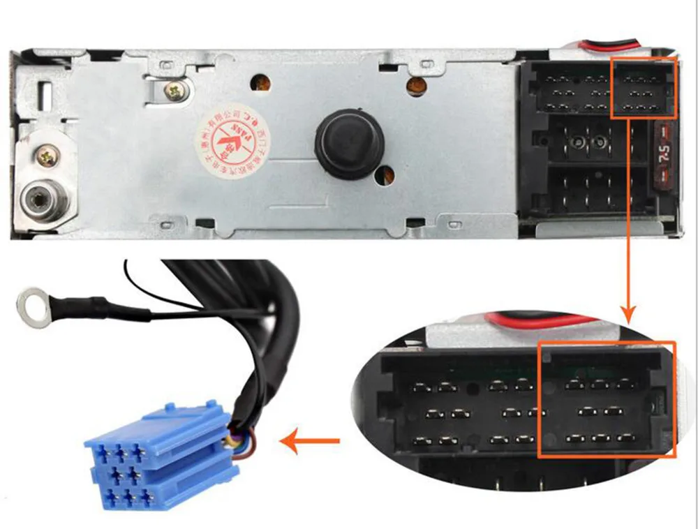 Автомобильный аудиоадаптер DC12V 8Pin aux usb интерфейс SD карта MP3/WMA декодер Авто cd-чейнджер для Audi A2 99-05/A3 01-06/A4/S4 98-06