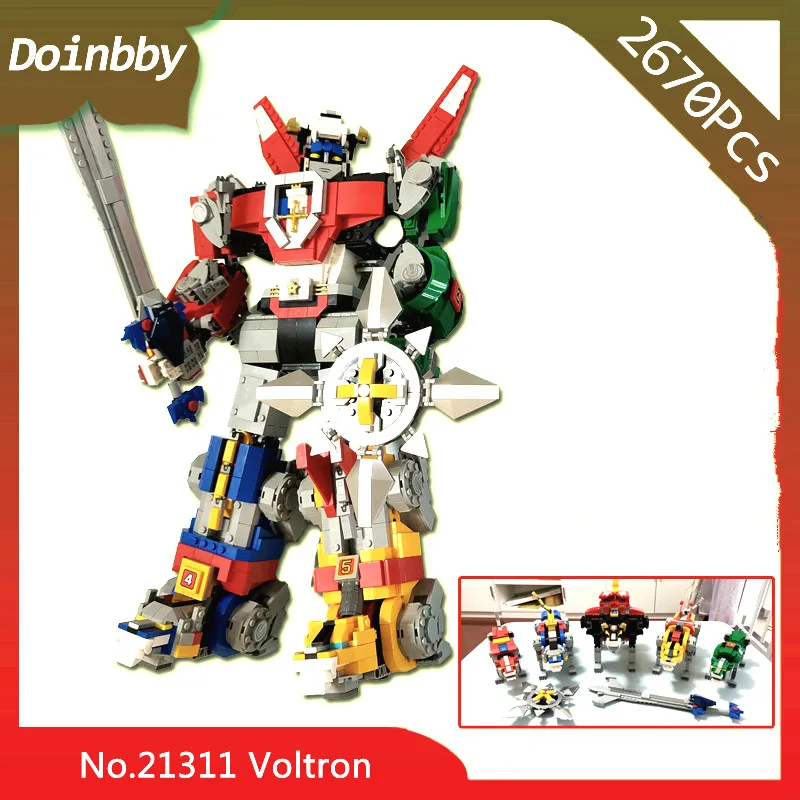 

In Stock 16057 Beastmaster Voltron Japanse Cartoon Lion King Bouwsteen Speelgoed Robot Building Blocks Compatible bela 21311