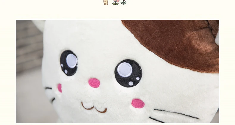 Dorimytrader Kawaii Cartoon Fat Cat Plush Doll Big Stuffed Anime Kitten Toy  Pillow for Children Adults Gift Decoration 70cm 28inch DY50460 (2)
