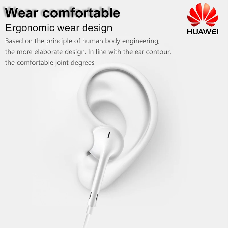 HUAWEI Original CM33 Earphone USB Type C In Ear Hearphone Headset Mic Volume HUAWEI Mate 10 RS P10 P20 Pro Note 10 XIAOMI 8 6