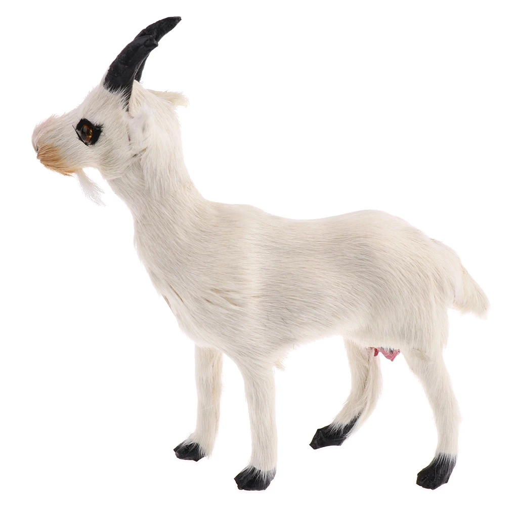 Simulation Farm/Yard Goat Animal Model Toy Action Figures Home Decorative Handicraft