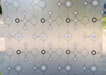 

Thickening and color frosted window films for bathroom toilet and office glass(Width 45cm/60cm/75cm/85cm*length 300cm )9531