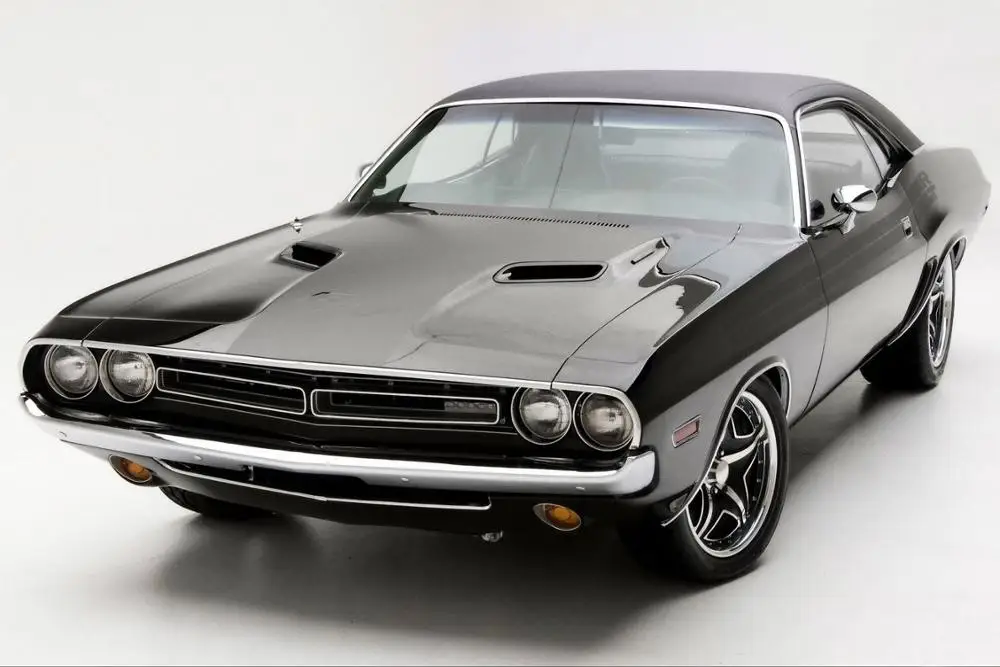 

N1748 1971 Dodge Challenger Muscle Car Wall Sticker Silk Fabric Poster Art Indoor Decor Bright