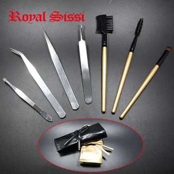 

Royal Sissi 8pcs/set Fly tying Tools Kit Dubbing Brush& Tweezers combo Anti-Static curved Tweezers& fly tying forceps assorted