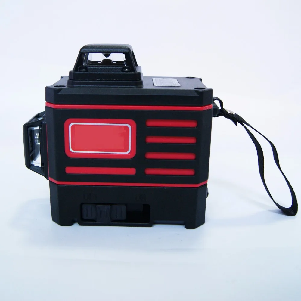 Professional 12 Line red 3D laser level 360 Vertical And Horizontal Laser Level Self-leveling Cross Line 3D Laser Level
