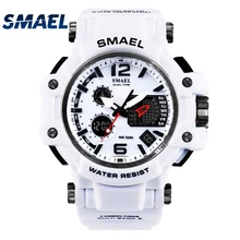 SMAEL brand Men’s outdoor sports watch LED digital 30M waterproof Casual watch S-Shock male clock relogio masculin boy men gifts