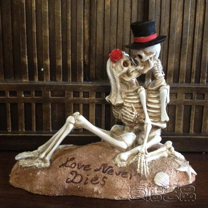 

The new beach skull bride Corpse Bride Halloween ornaments Mexico tourism souvenir