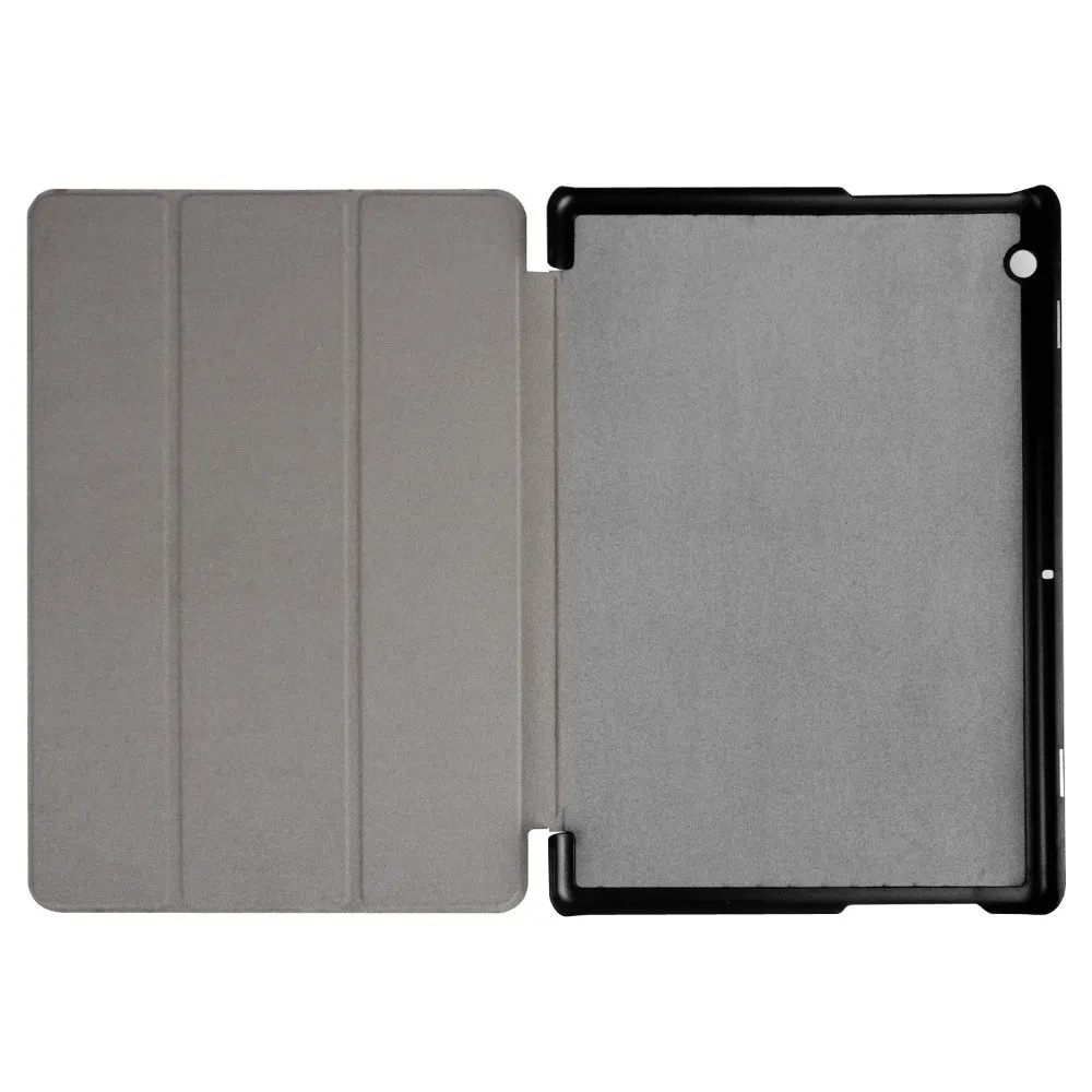 Dulcii Чехлы для huawei MediaPad T3 10 9 6 &quotShell чехол из ПУ кожи Tri fold Стенд флип t3