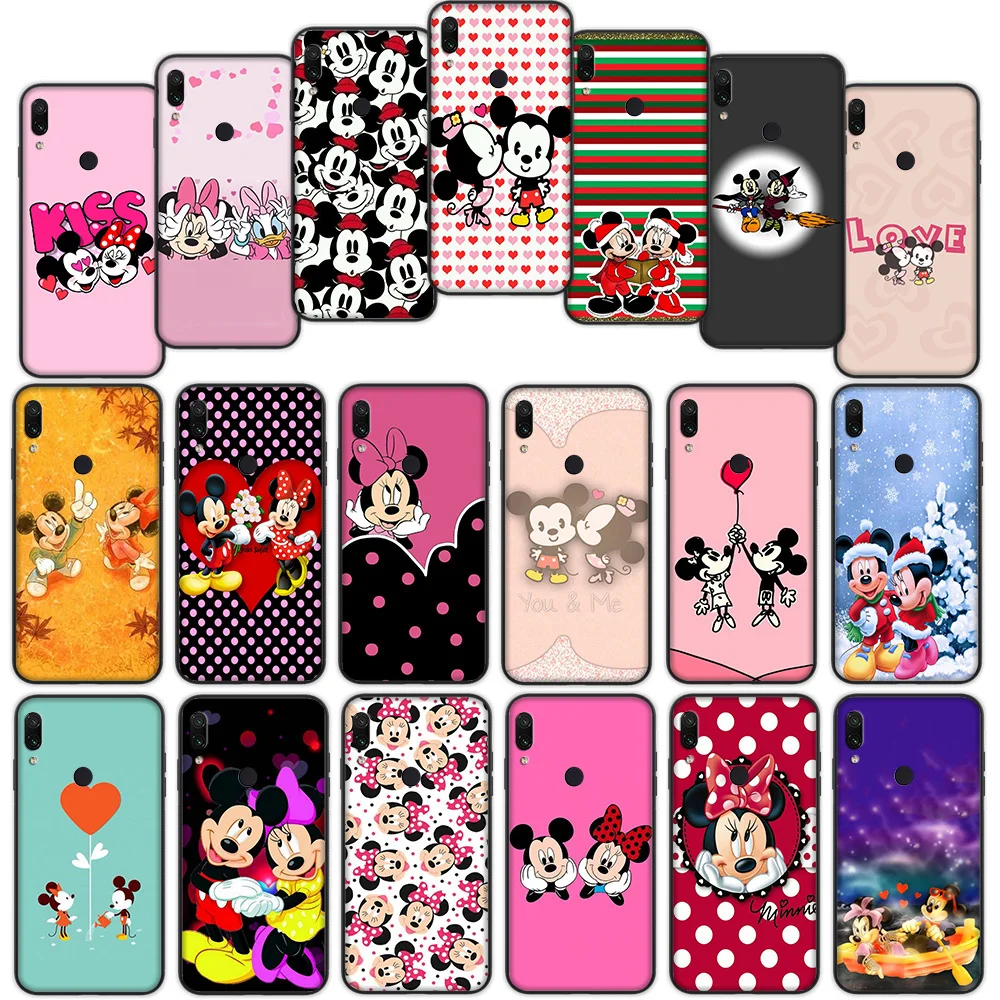 

Minnie Mickey Soft Cover Case for Xiaomi Redmi Note 7 4 4X 6 Pro 5 Plus 5A 6A Go S2