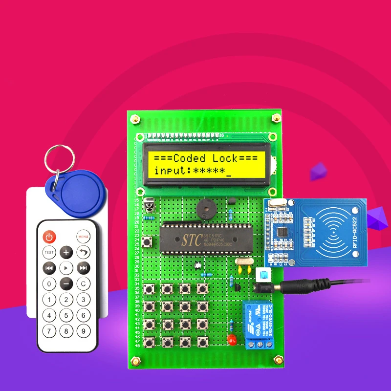 Digital code lock project report picture