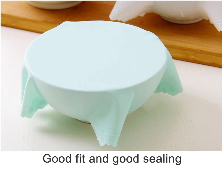 GUANYAO Пищевая силиконовая посуда для микроволновки силиконовая крышка чаши с высоким эластичным уплотнением вакуумный контейнер многоразовая пластиковая упаковка
