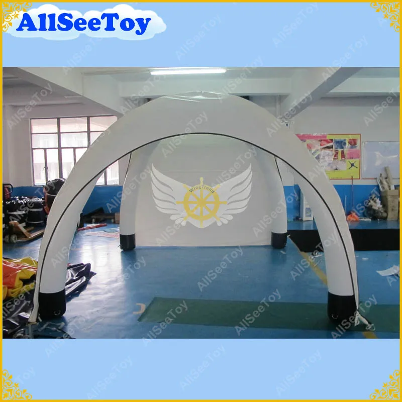 

White 3m by 3m Inflatable Tent for Events,Free Shipping,Air Sealed Type Easy to Install Air Pump Included