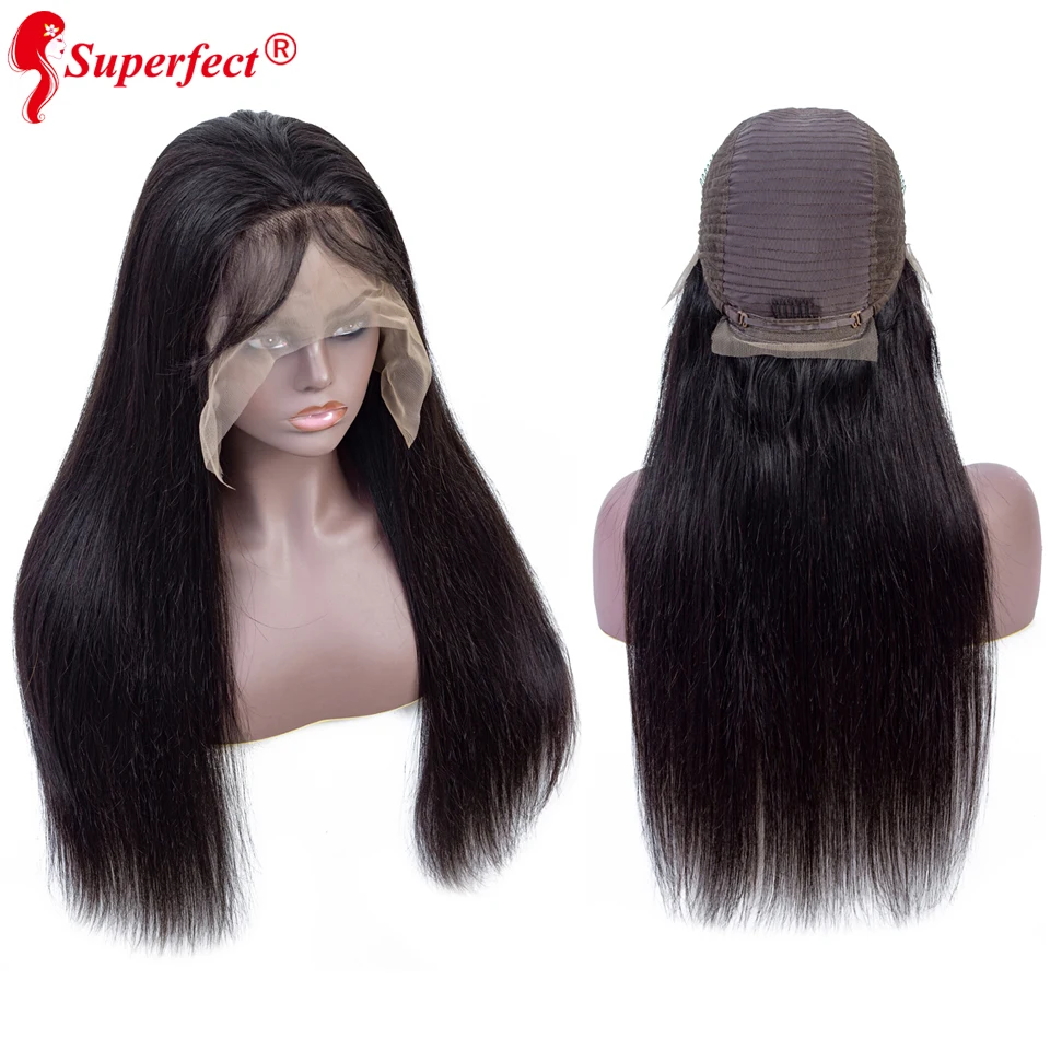 

13X6 Deep Part Brazilian Wig Straight Lace Front Wig With Baby Hair Remy Lace Front Human Hair Wigs Pre Plucked
