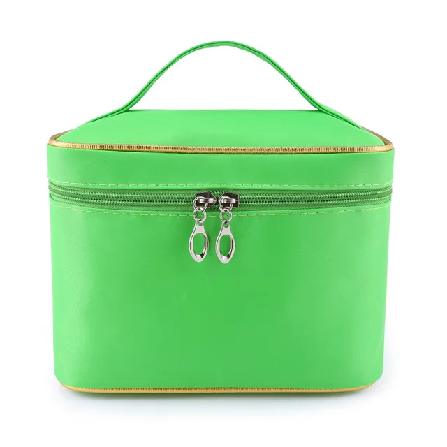 RU&BR Fashion Large Capacity Cosmetic Bag Extra Big High Quality Women Waterproof Solid Travel
