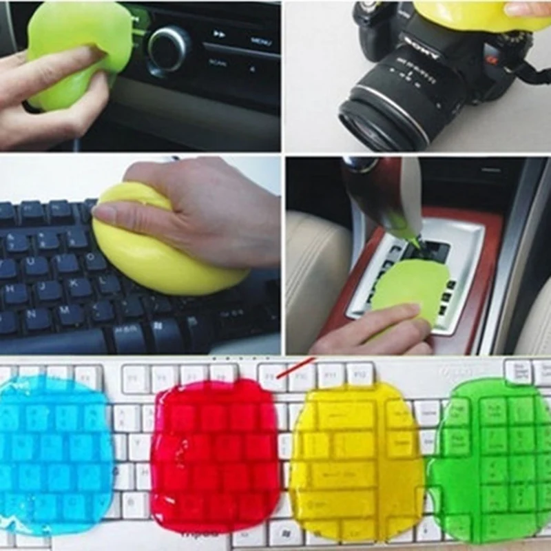 

Direct sales Magic Dust Cleaner Compound Super Clean Slimy Gel For Phone Laptop PC Keyboard Cleaner Color Random