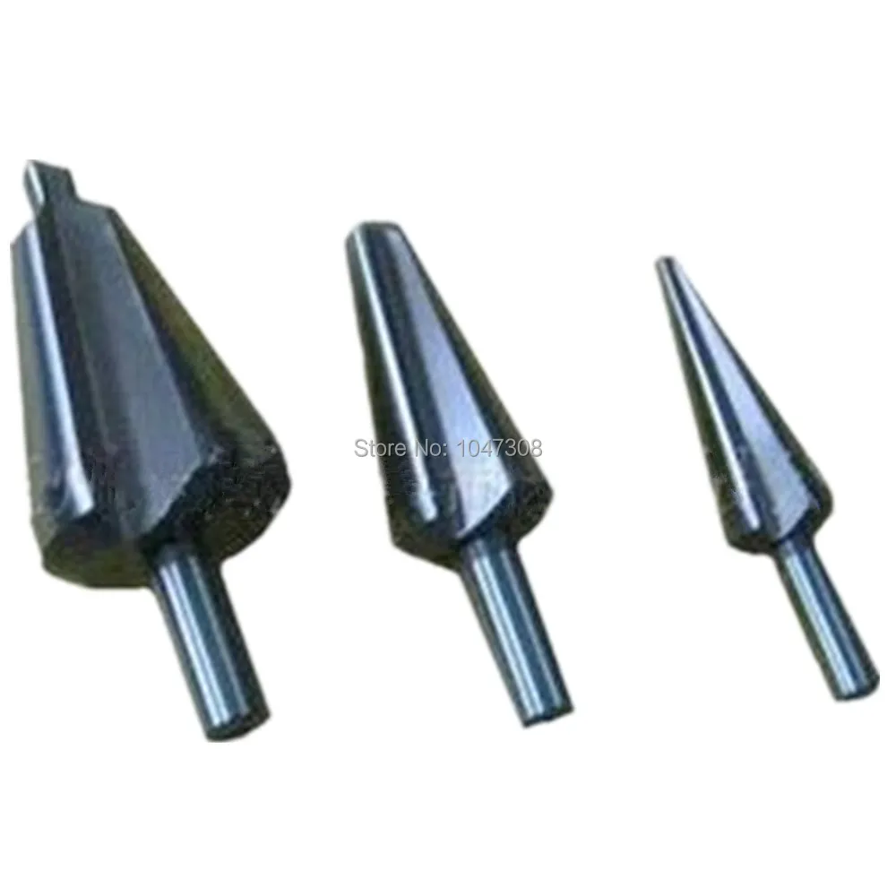 3PC Umbrella Chamfer Drill Step Drill Bit Steel PV Wooden Thin Iron