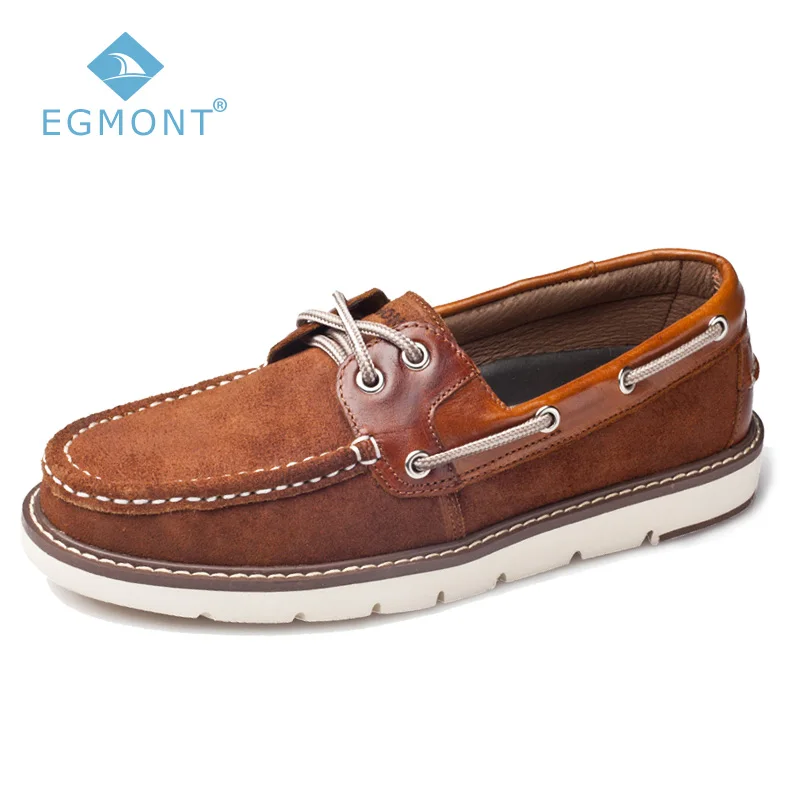 Egmont DK/коричневые однотонные мокасины сезон весна-лето мужская повседневная