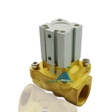 G" Латунь Электромагнитный вакуум, воздушный поток Управление Клапан 2Q Тип Вода Воздух Газ и нефть