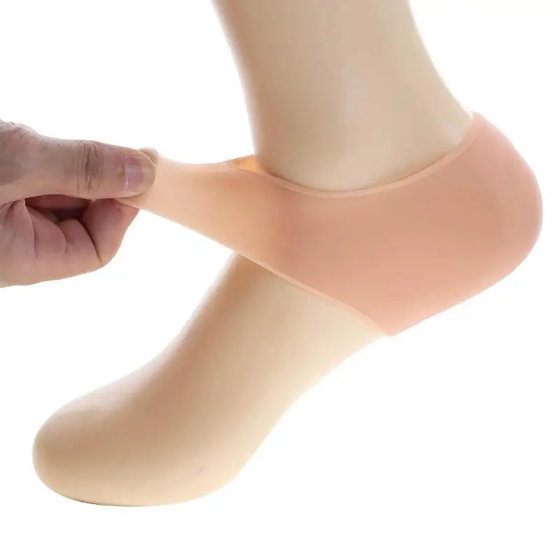 1 пара силиконовые пятки рукавом каблук потрескавшиеся против трещин носки увлажняющий гель пятки носки потрескавшейся кожи ног Уход