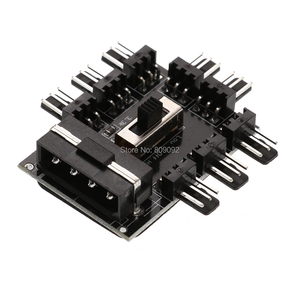 Многоходовой разветвитель для ПК IDE Molex кулер с охлаждающим вентилятором