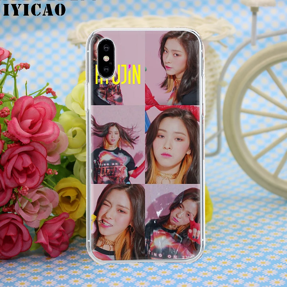 IYICAO ITZY черный Жесткий Чехол для iPhone 4 4S 5 5S Se 6 7plus 8 8Plus X XS MAX XR 6s Plus 11 pro