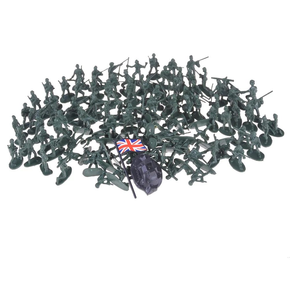 

Military Plastic Toy Soldiers Army Men Figures 12 Poses Gift Toy Model Action Figure Toys For Children Boys 100pcs/set