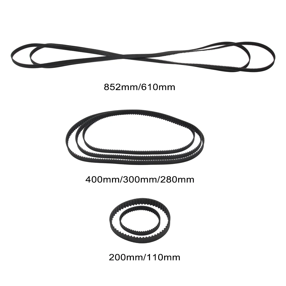 GT2 3D Printer Timing Belt Annular Loop Gear Rubber 6mm Width 2mm Pitch 1140-2GT 