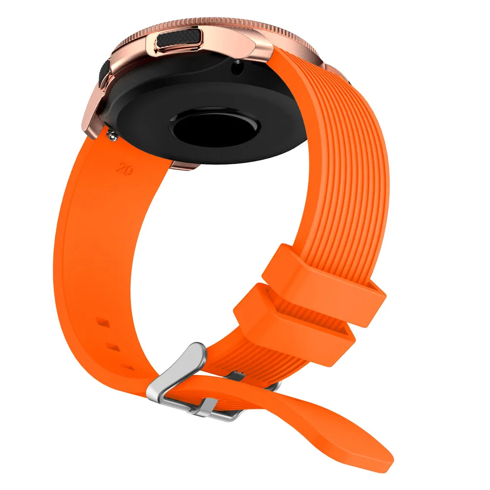 Спортивный силиконовый ремешок 20 мм для Samsung Galaxy Watch 42 Смарт часы Xiaomi Huami Amazfit Bip BIT