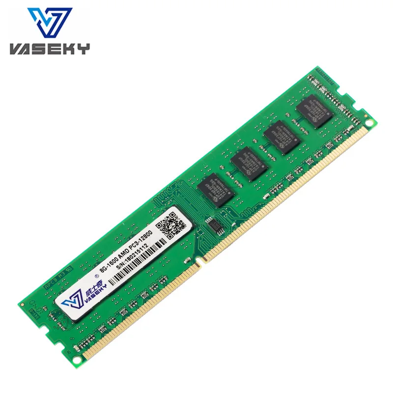 Vaseky Universal DDR3 8GB 1600MHz RAM, Desktop Computer PC Memory 8GB