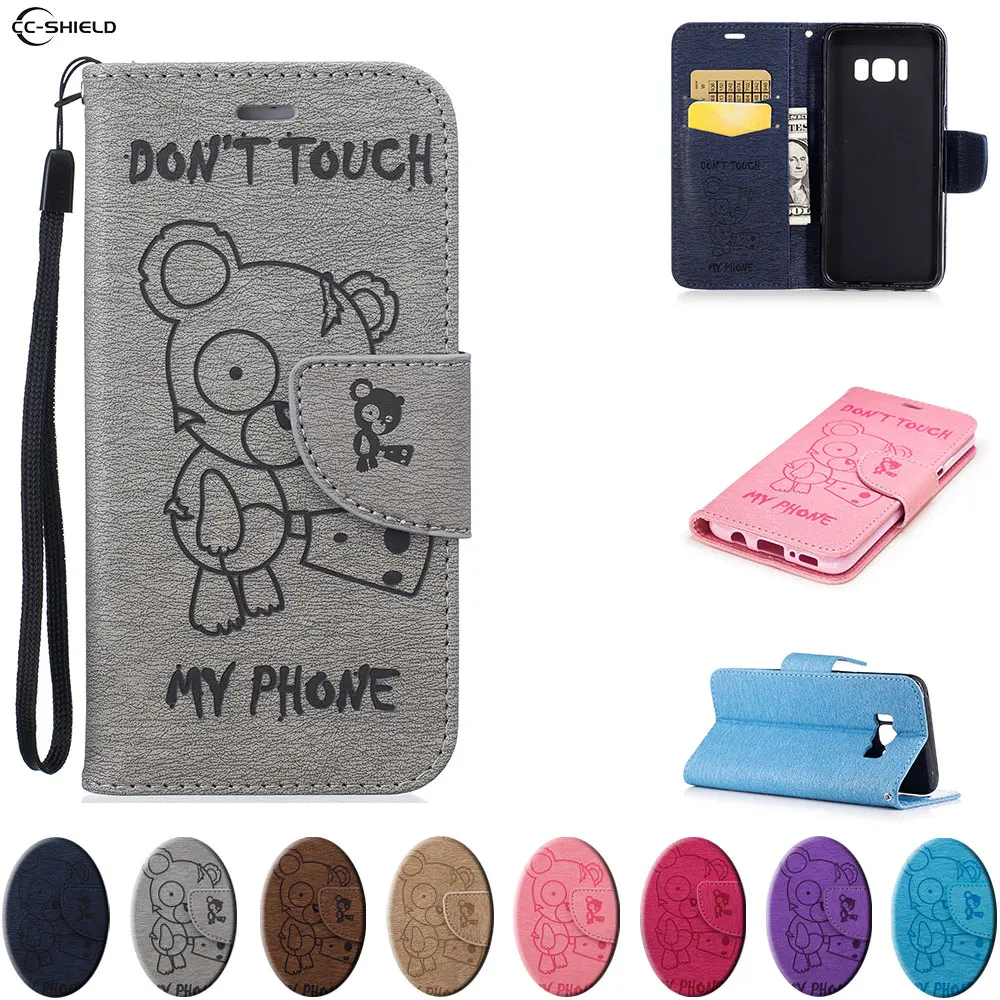 

Flip Case For Samsung Galaxy S8 S 8 SM-G950FD SM-G950F 8S Case Mobile Phone Leather Cover SM-G950 SM G950 G950FD G950F TPU Bag