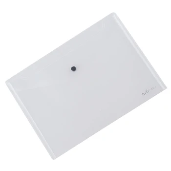 

A Pack of 12 Plastic Stud Document Wallets Folders Filing Paper Storage A4
