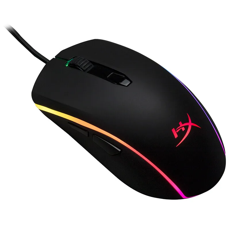 Игровая мышь kingston HyperX Pulsefire Surge RGB Lighting 16000 dpi мышь Pixart 3389 сенсор динамический 360 ° RGB эффекты игровая мышь