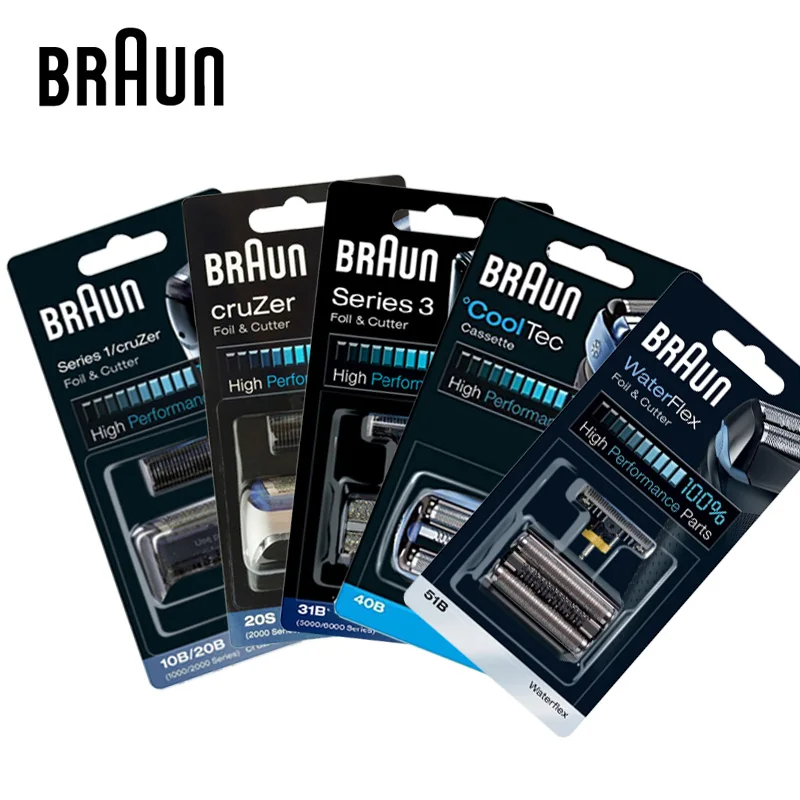Braun Replacement Part Trimmer Head 5S 10B20B 11B 20S 21B 30B 31S Shaver Heads Accessories Foil Cutter For Braun Electric Shaver Braun Replacement Part Trimmer Head 5S 10B20B 11B 20S 21B 30B 31S Shaver Heads Accessories Foil Cutter For Braun Electric Shaver