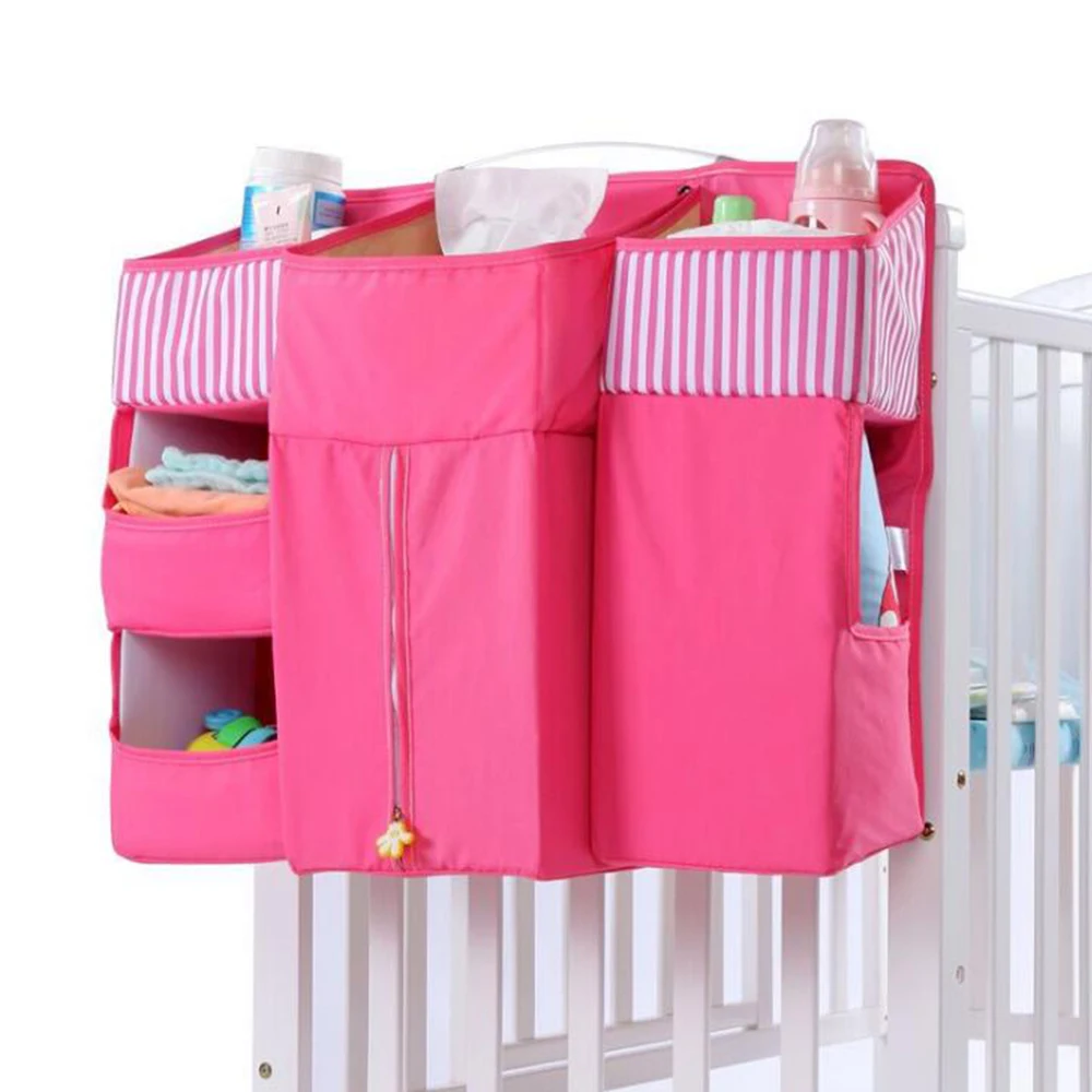 

Baby Bed Portable Bedding Set Hanging Storage Bag Baby Cot Bed Crib Organizer Essentials Diaper Storage Cradle Bag Cribs Pocket