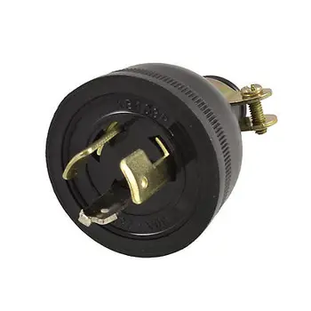 

AC 250V 30A Screw Lock Generator Plug Socket 0.47" Cable Adapter