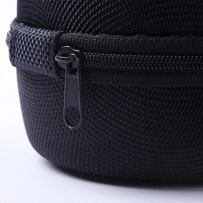 prativerdi Mini Black Earphone Case Earphone Box Headphone Travel organizer Earbuds Coin Collect Storage Bag for iphone cable 13