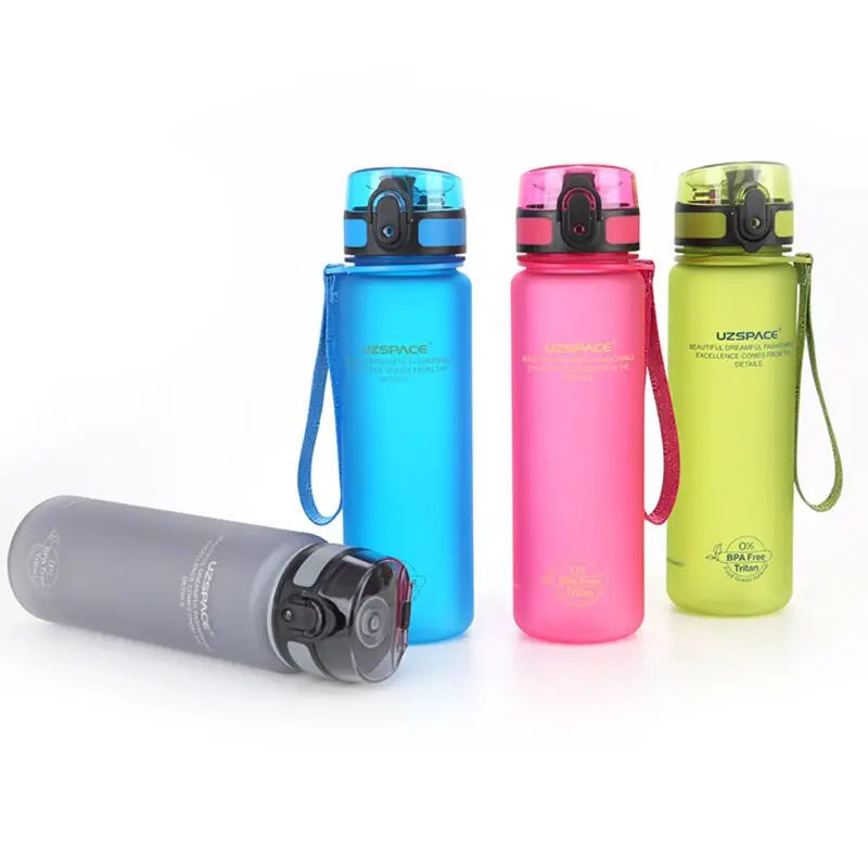 

500ml Large Capacity Plastic Cup Portable Fitness Outdoor Sports Bottle Men Women Students Space Cups