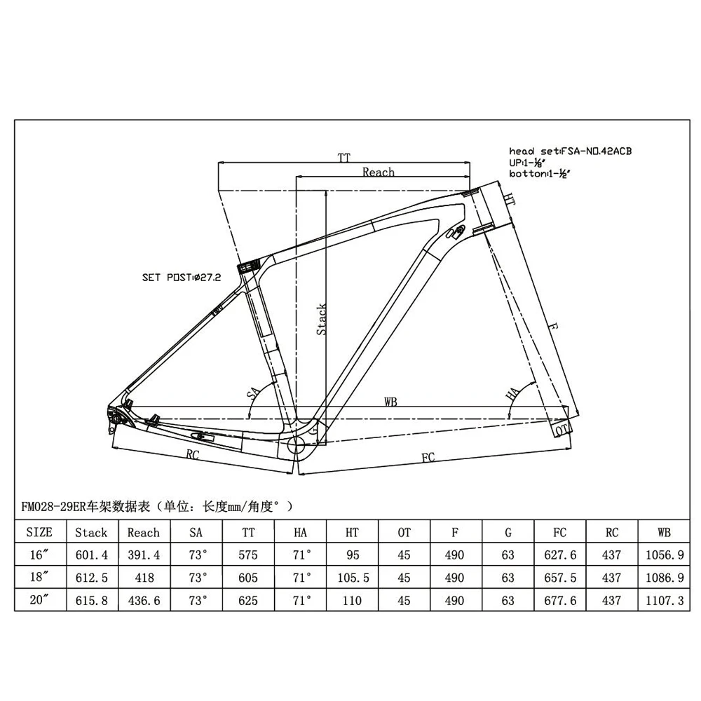 Carbon Fiets MTB Frame Hardtail Mountainbike 18 inch Fiets 29er Mountain  Cycle Producten FM028|carbon bike mtb|bicycle 29erhardtail mountain bike -  AliExpress