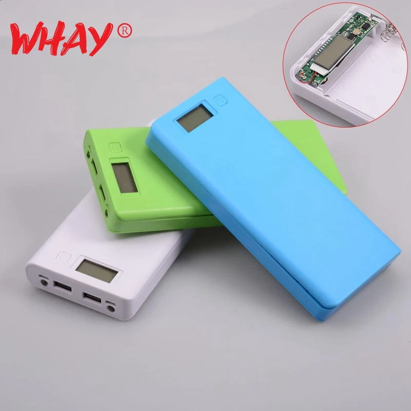 WHAY 5V USB 8*18650 Без Аккумулятора Внешний Аккумулятор Чехол для мобильного телефона зарядное устройство коробка DIY повербанк для iPhone Xiaomi Pover(без аккумулятора