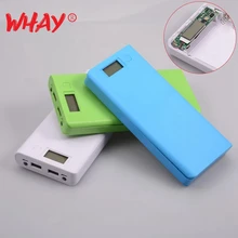 WHAY 5V USB 8*18650 Без Аккумулятора Внешний Аккумулятор Чехол для мобильного телефона зарядное устройство коробка DIY повербанк для iPhone Xiaomi Pover(без аккумулятора