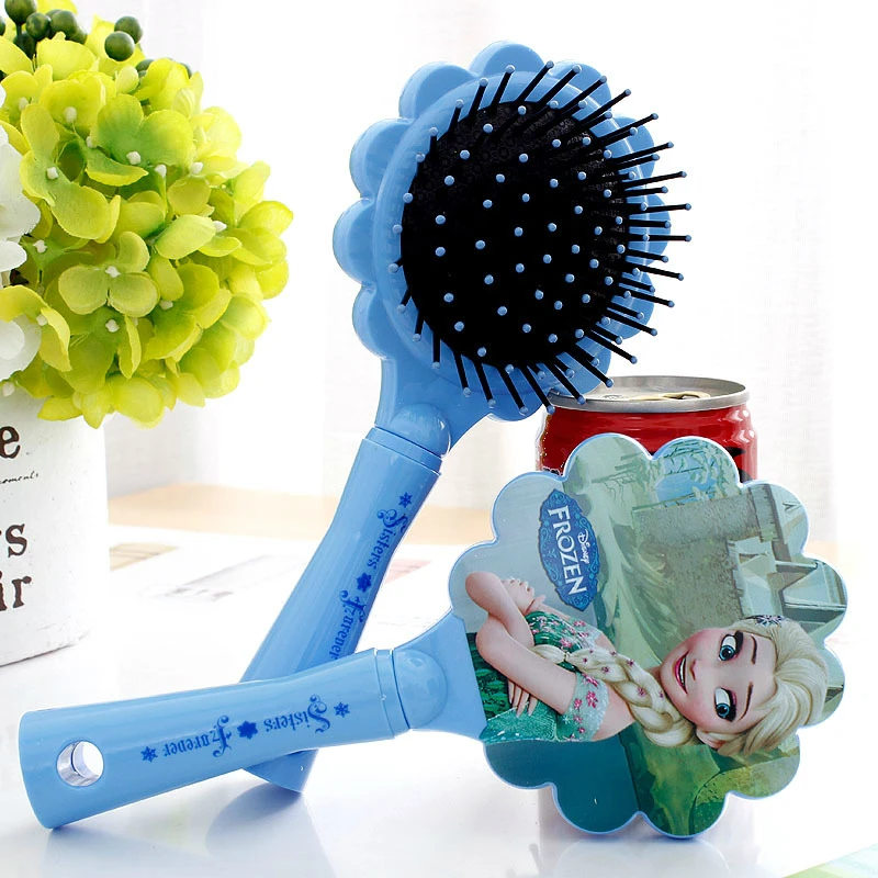 Disney Frozen Comb Hair Brushes Feeding Hair Care Baby Girl Mermaid Anti-Static Hair Combs Frozen Anna Elsa Comb Disney Toys Disney Frozen Comb Hair Brushes Feeding Hair Care Baby Girl Mermaid Anti-Static Hair Combs Frozen Anna Elsa Comb Disney Toys