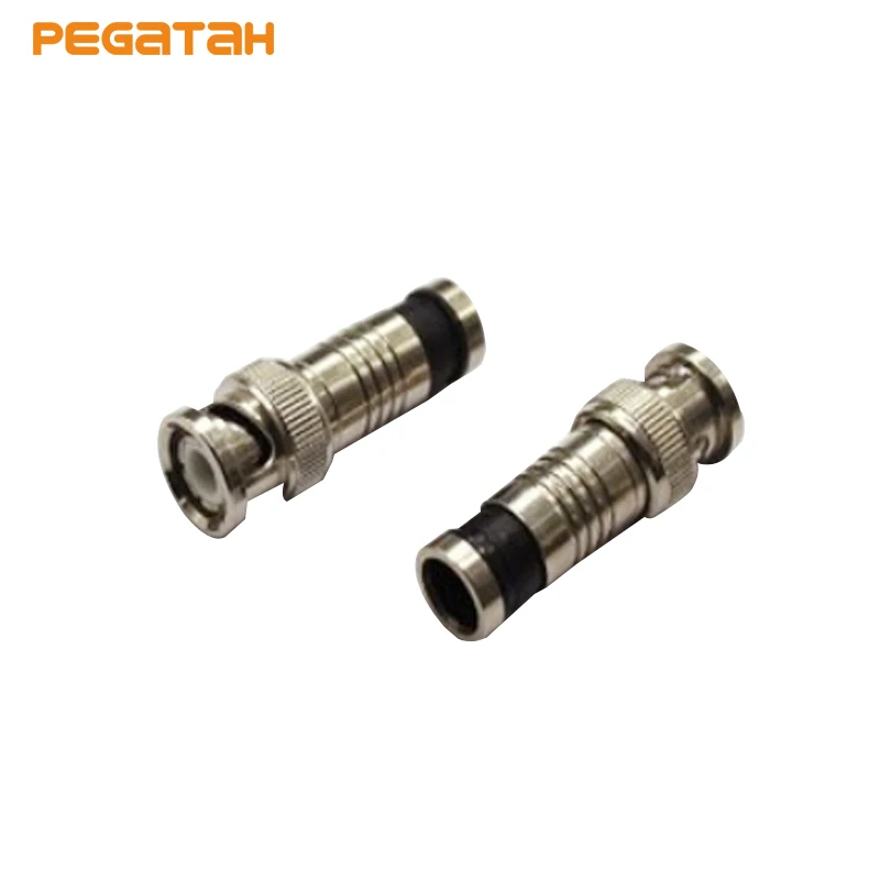 Обжимной соединитель BNC RG59 для камеры видеонаблюдения 10 шт.|connector crimp|connector rg59connector