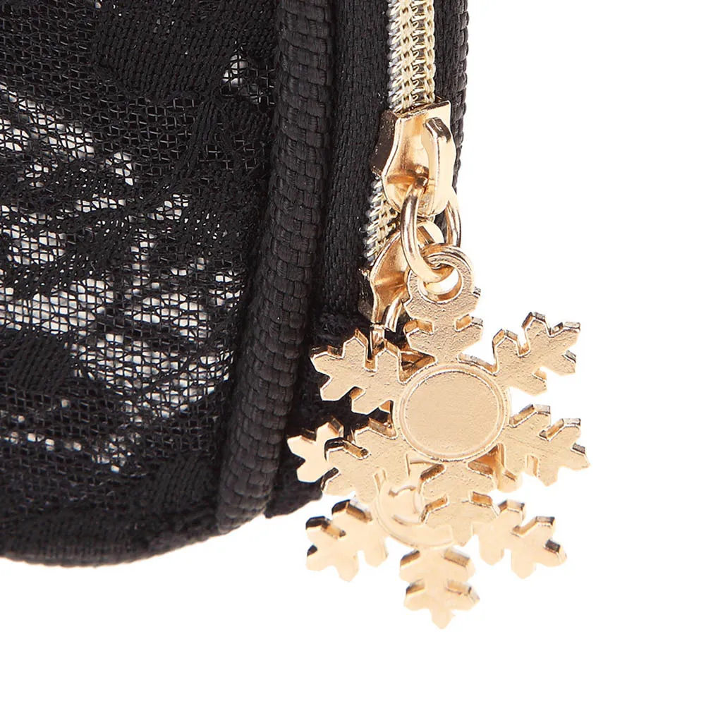 

Hot Women Lace Makeup Bag Daily Use Travel Zipper Shell Bags Cosmetics Storage Pouch BVN66