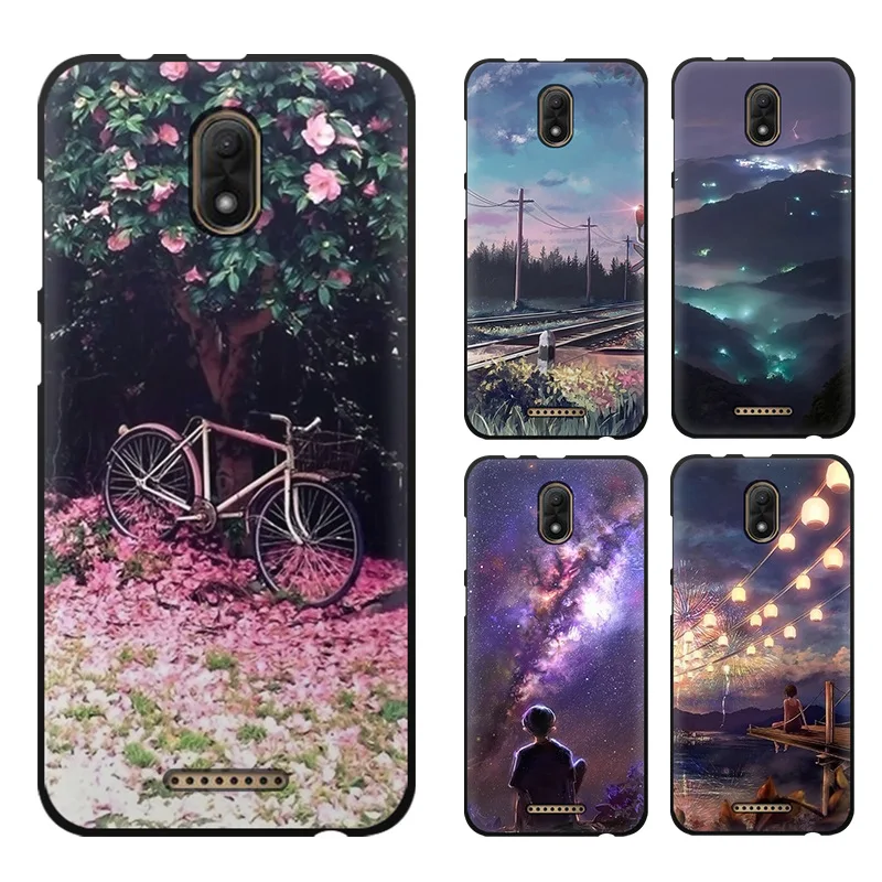 

wiko jerry 3,Soft TPU Cartoon Painted Back Cover Phone Cases For wiko jerry 3 jerry3 Coque 5.45 inch #1022