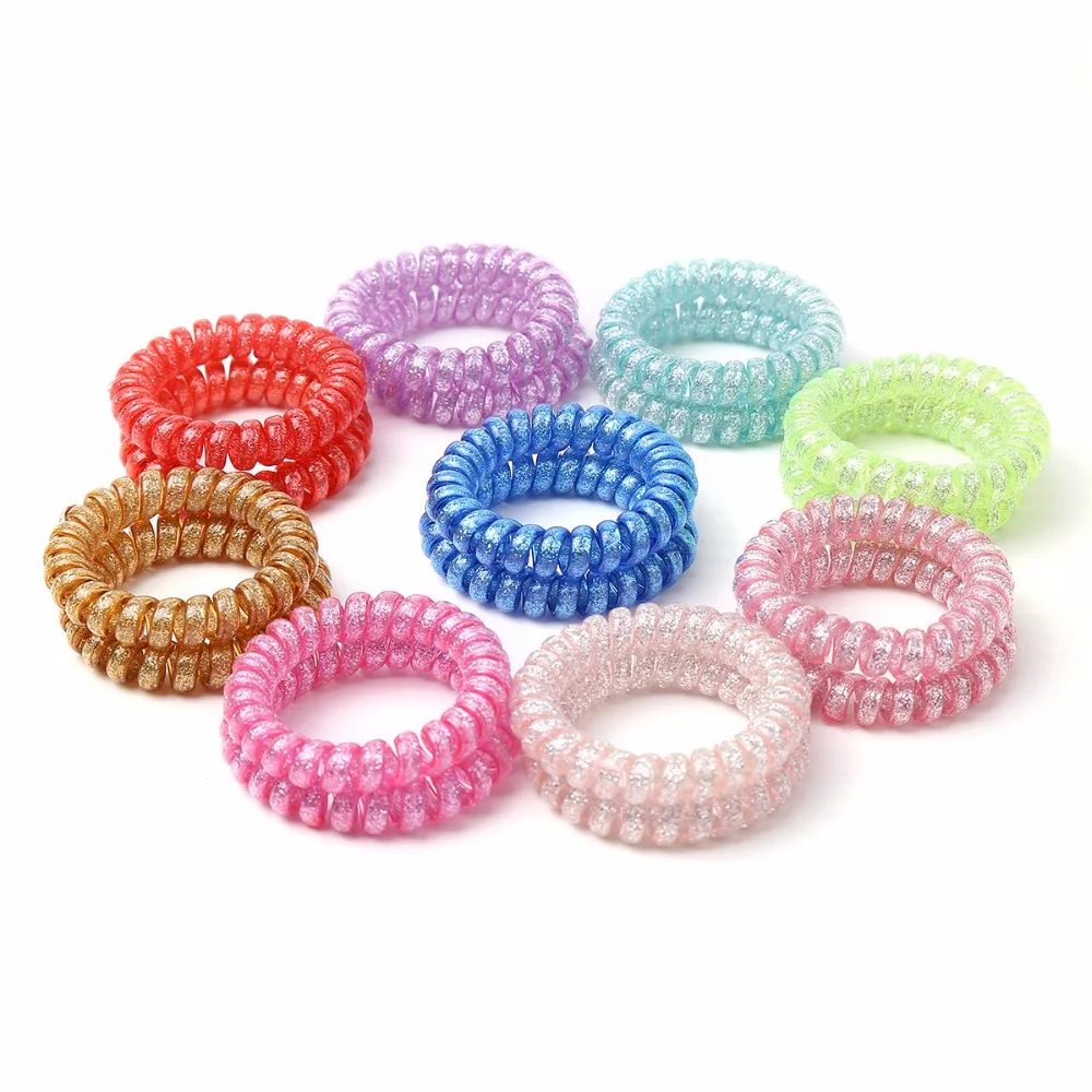 

10Pcs Elastic Hair Bands Girls Hair Accessories Rubber Band Headwear Hair Rope